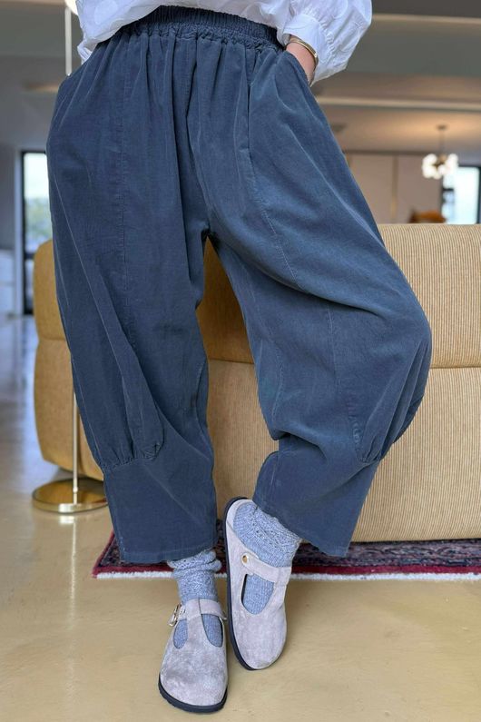 Cooper Needlecord Quirky Cocoon Pant Charcoal  /14 =